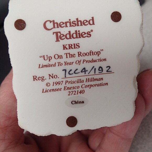 Cherished Teddies Kris "Up on the Rooftop" - Picture 2 of 6